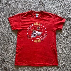 Gildan Red Graphic Men's Shirt